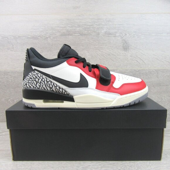 Air Jordan Legacy 312 Low Sneakers Men's Size 13 Black White Red NEW - Picture 2 of 15